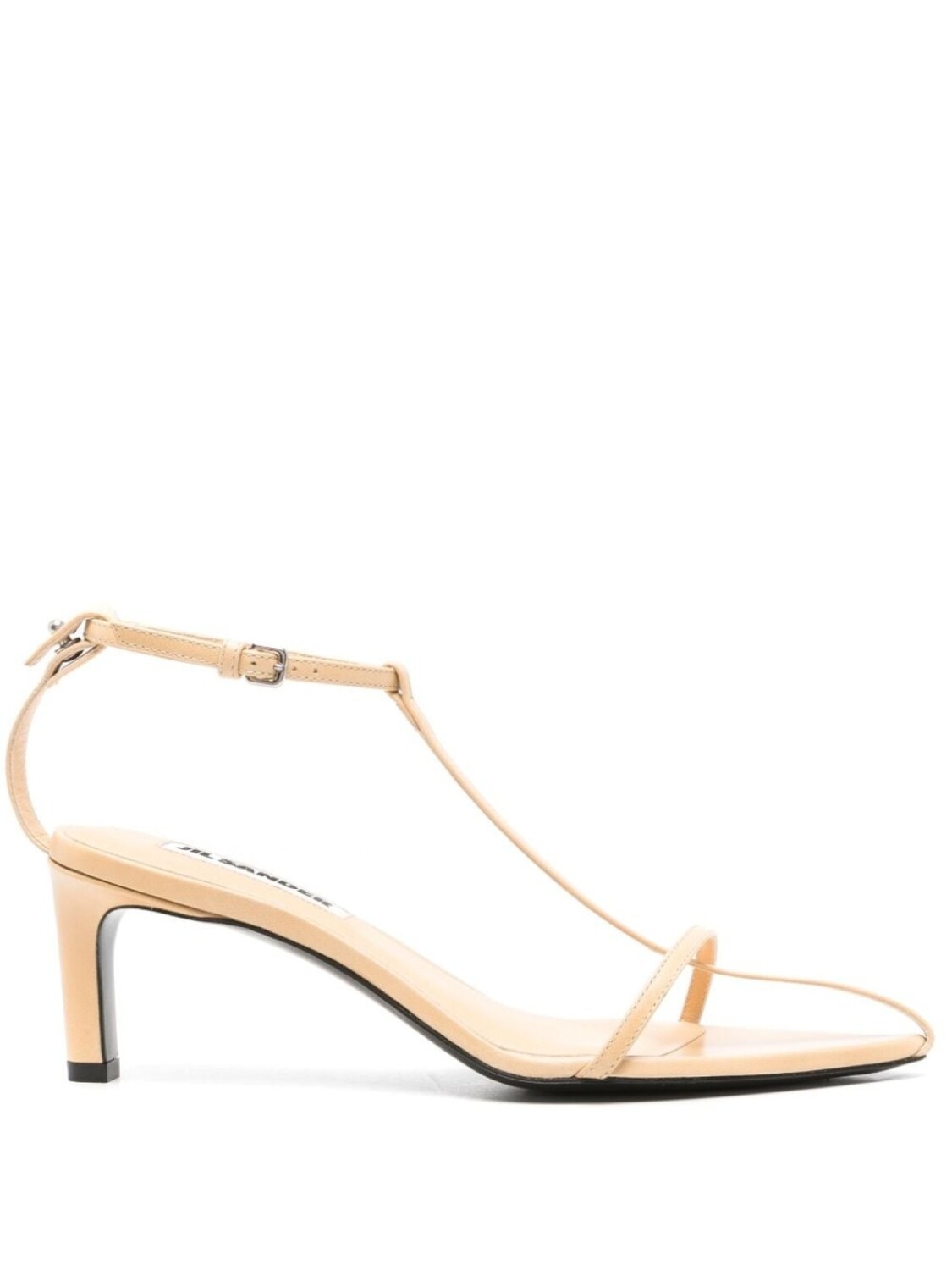 

Jil Sander 65 мм кожаные сандалии, нейтральный цвет