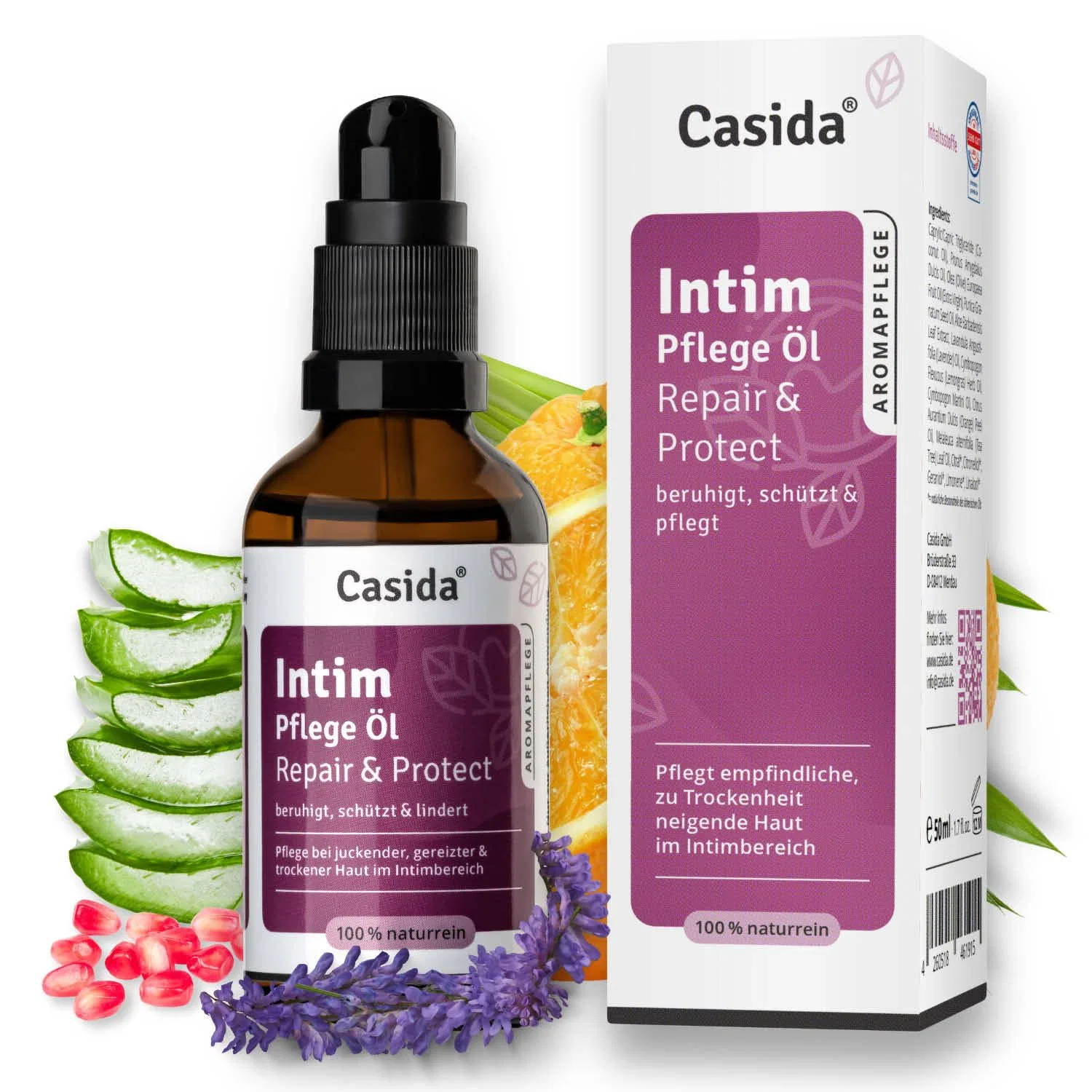 Масло для интимной гигиены Repair & Protect от Casida Casida
