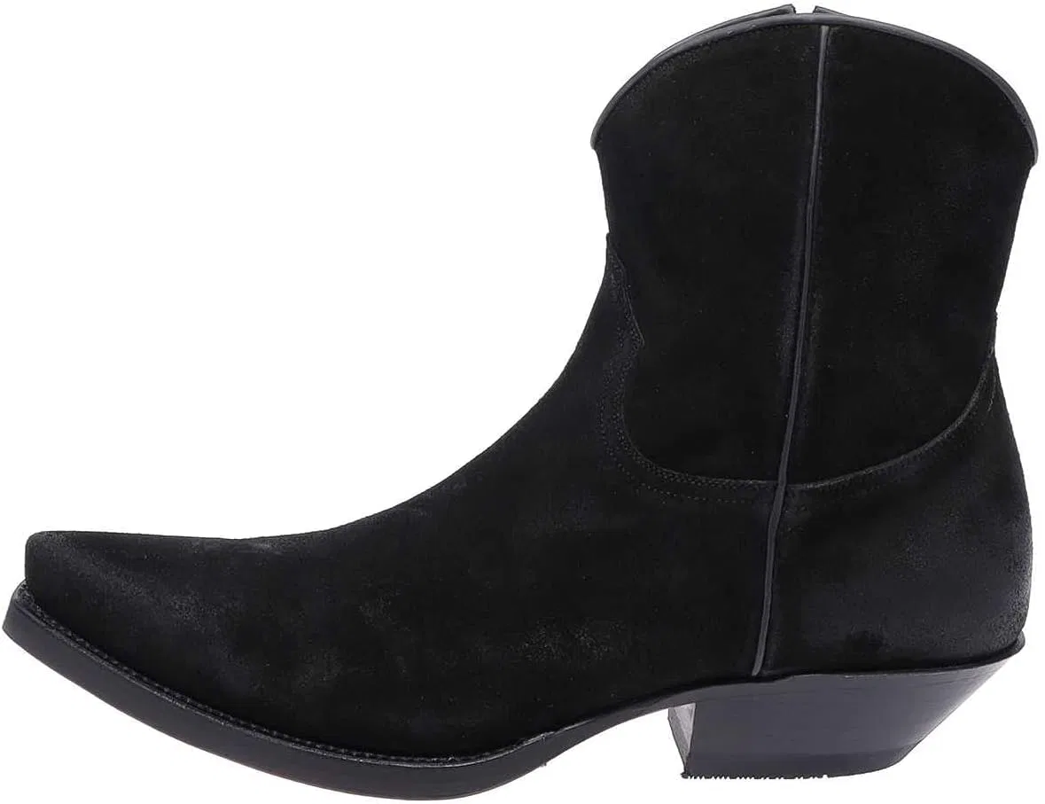 FB Fashion Boots Мужские ковбойские ботинки Rey Western Boots Кожаные ботинки Черные — фото 3