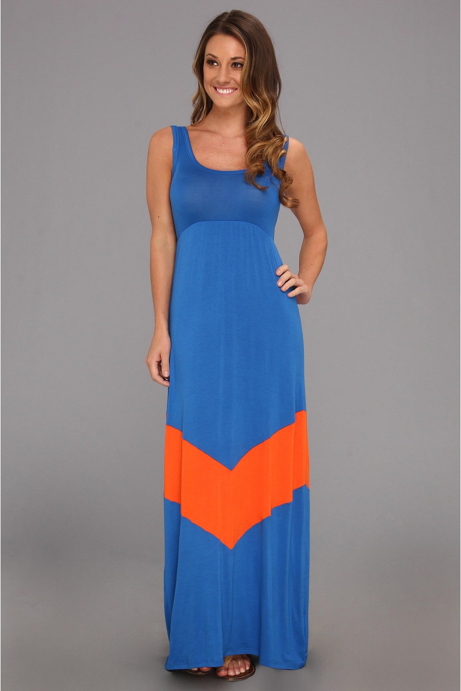 

Платье Gabriella Rocha Game Day Tank Maxi, цвет Royal/Orange