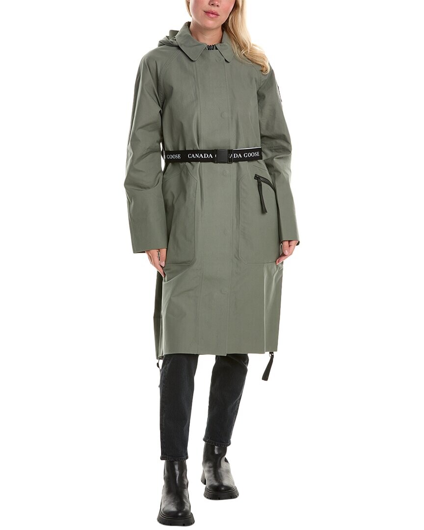 Пальто из канадского гуся Canada Goose, зеленый — фото 3