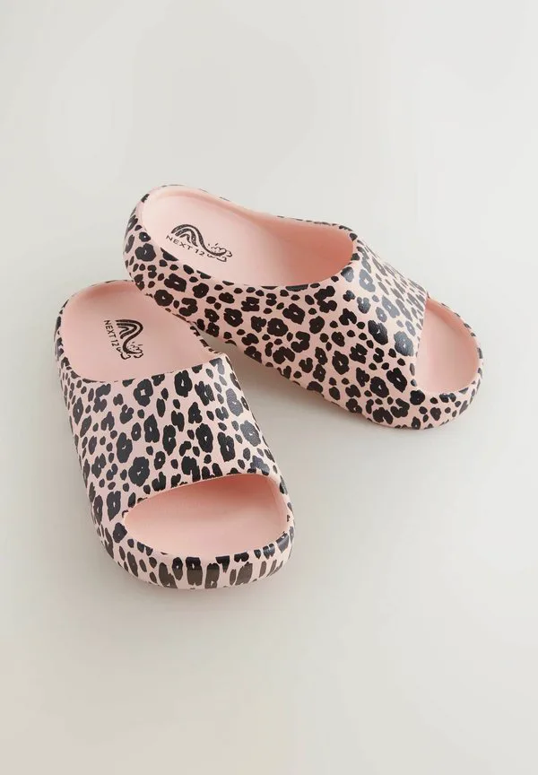 Шлепанцы для бассейна стандартной посадки Next, Pink Leopard Print — фото 2