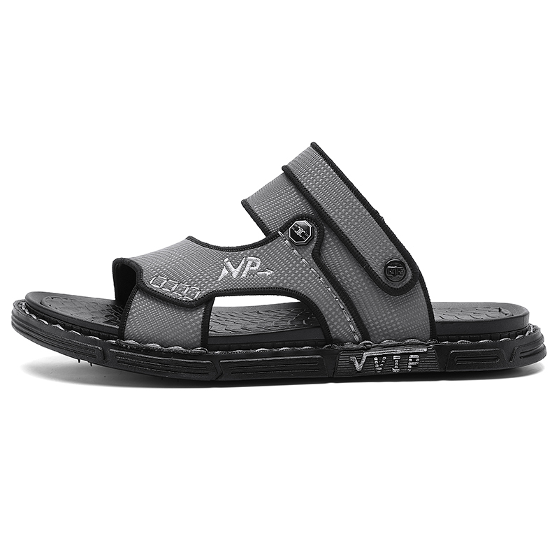 

LONGYING Мужские пляжные сандалии серые, цвет Gray