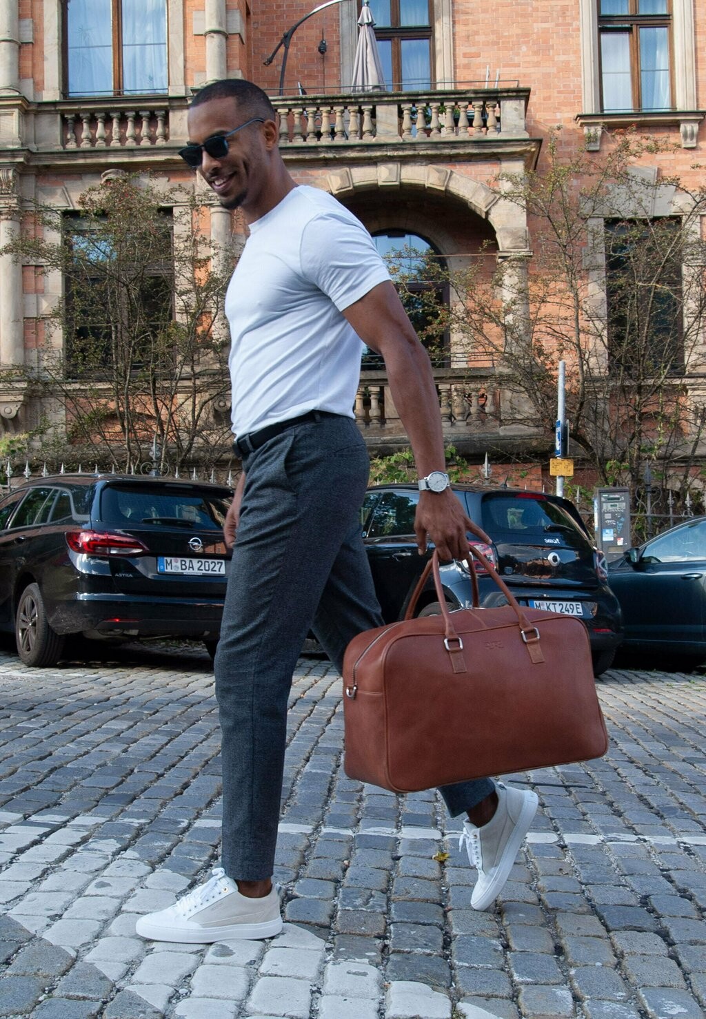

Сумка Weekender Pure Leather Studio, цвет cognac