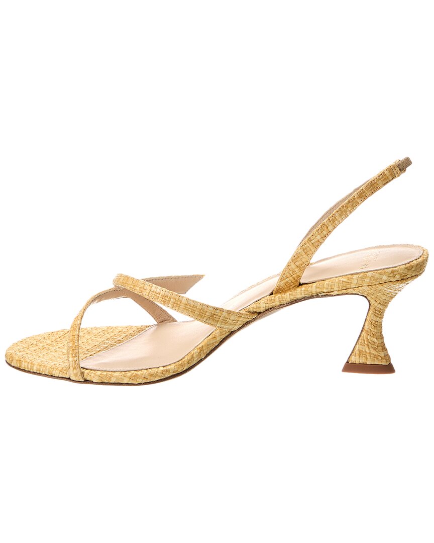 Alexandre Birman Tita Bell 60 Tweed Slingback Sandal, коричневый — фото 2