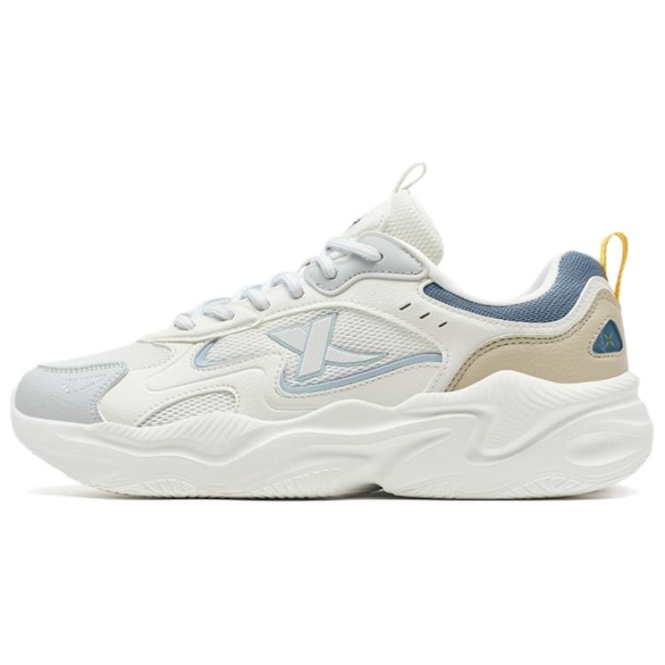 

XTEP Износостойкие низкие массивные кроссовки, увеличивающие рост, мужские, белые, серые, синие