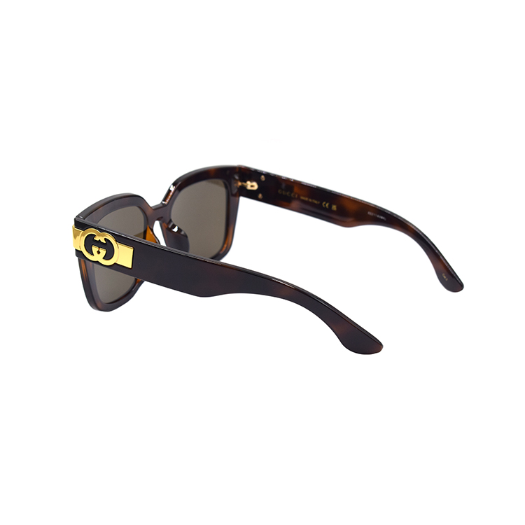 GUCCI Специализированные очки для овальной формы лица, Tortoiseshell — фото 4