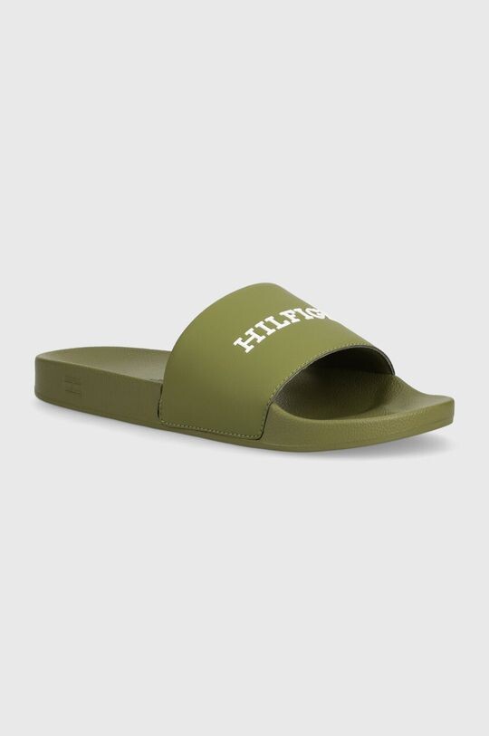 

Шлепки Tommy Hilfiger, зеленый