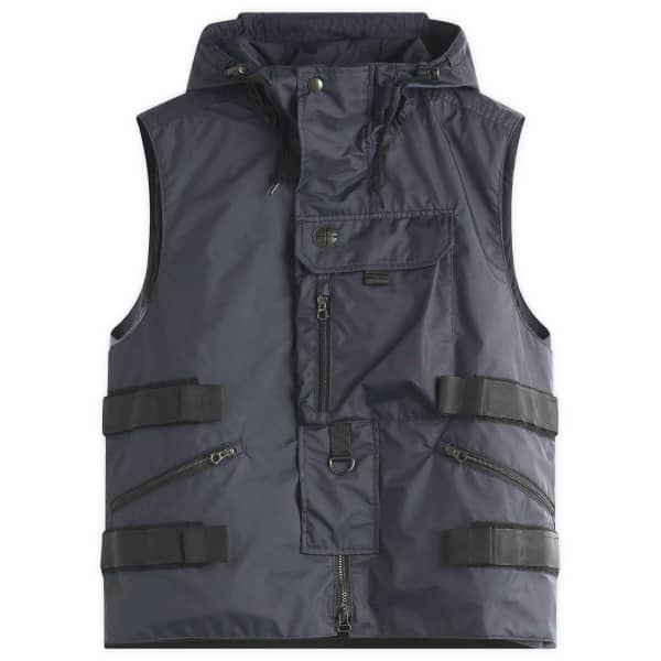 

X cp company нейлоновый ламинированный жилет Junya Watanabe Man, черный