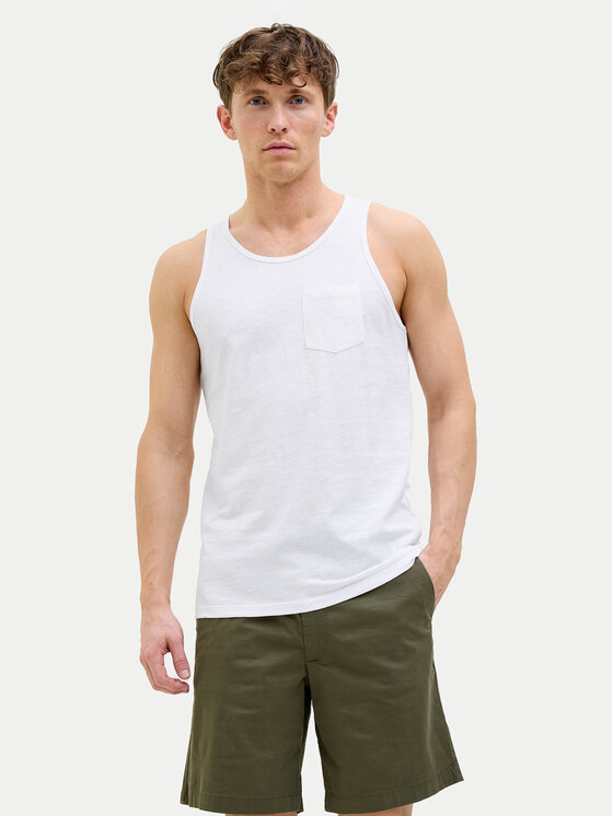 

Майка-Топ стандартного кроя Jake 12270577 Jack&Jones, белый