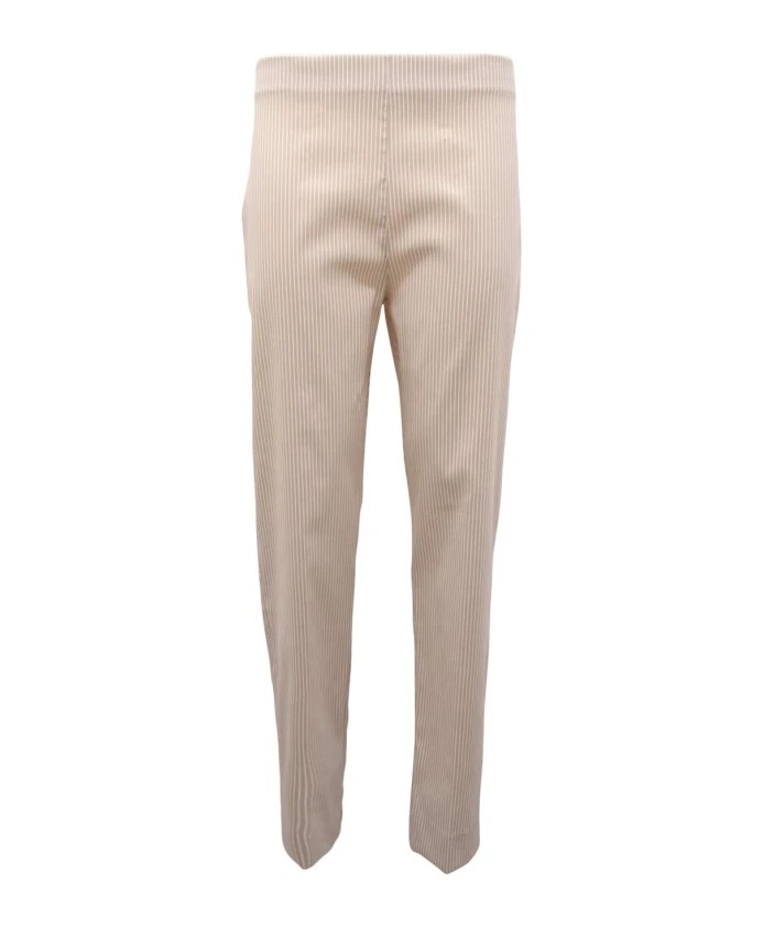 

Эластичные брюки с рижским узором D.Exterior, бежевый