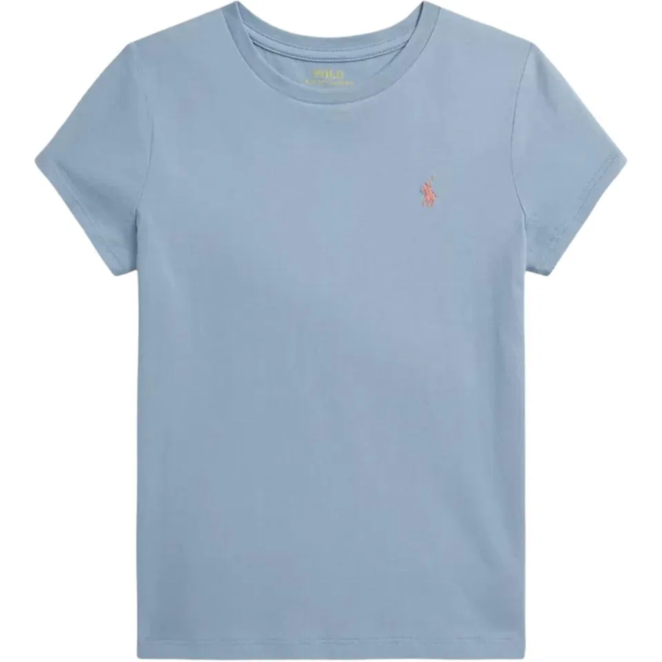 Футболка детская с круглым вырезом Polo Ralph Lauren синяя