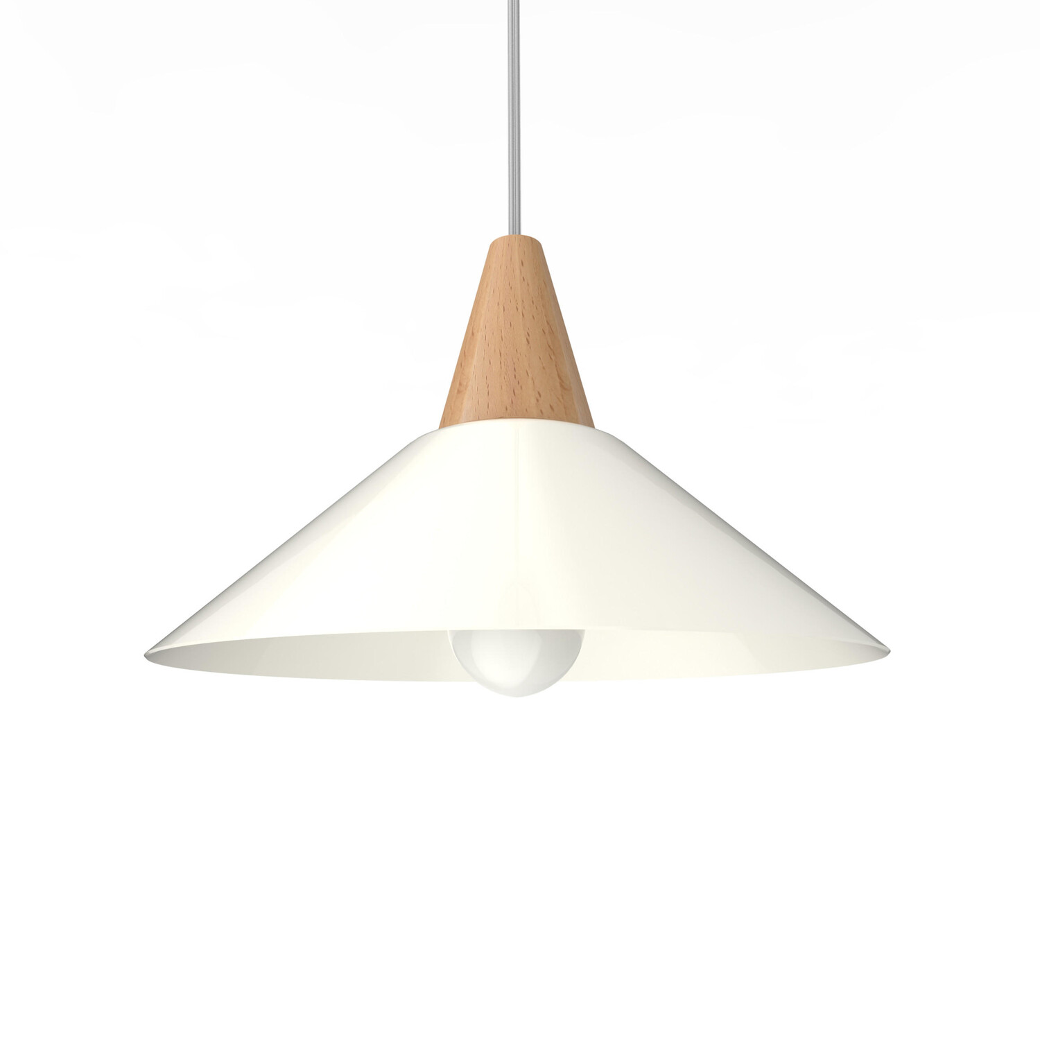 

Подвесной светильник Lumicom, 25x25x16 см, белый глянцевый