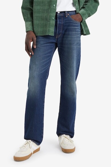 

Джинсы 501® прямого кроя Levi's, темно-синий, пыльно-синий