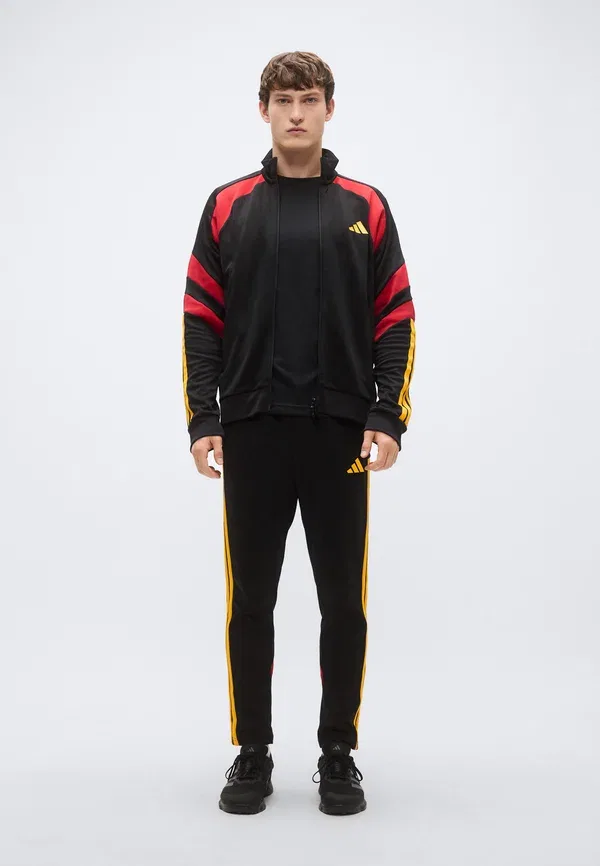 Куртка тренировочная Adidas Sportswear Tiro, черный/командный пауэр ред/колледжиат голд — фото 2