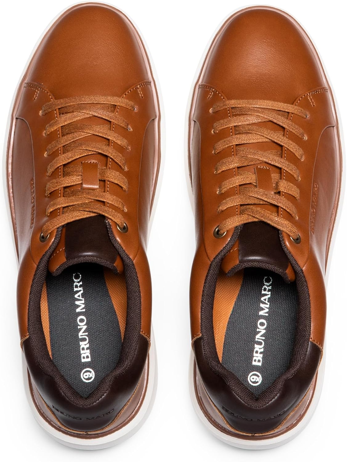 Мужские модные кроссовки Bruno Marc для повседневной носки, коричневый — фото 3