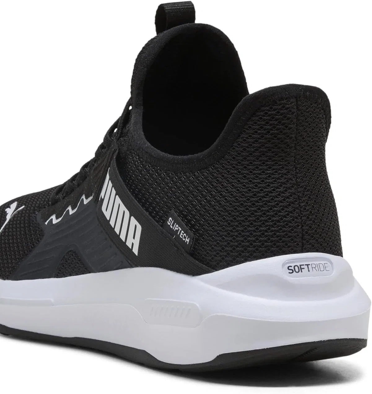 Кроссовки для бега по улицам PUMA Softride Enzo 5 Slip Tech Unisex, Puma Schwarz Puma Weiß Puma Schwarz — фото 2