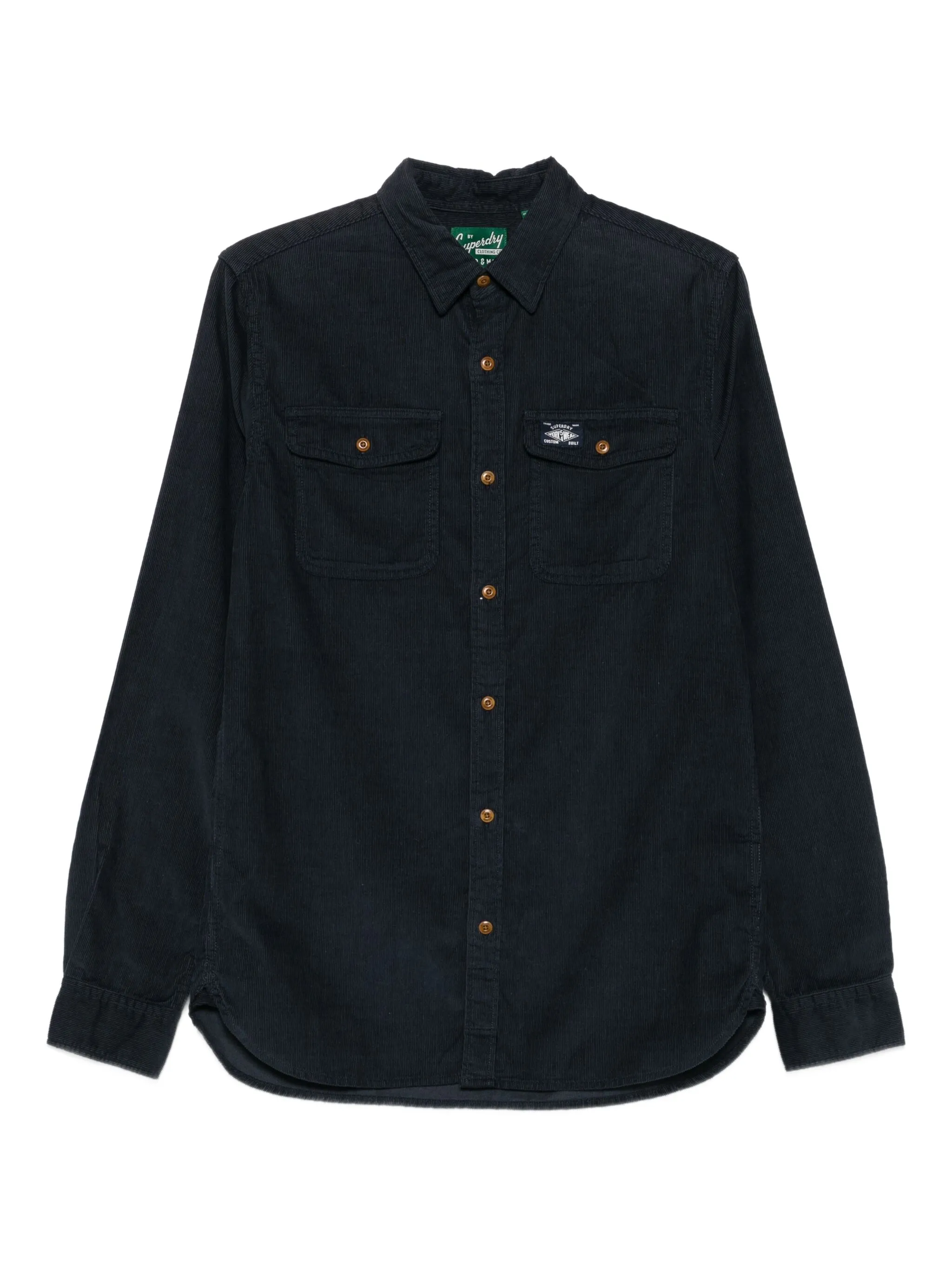 

Вельветовая рубашка Superdry, синий