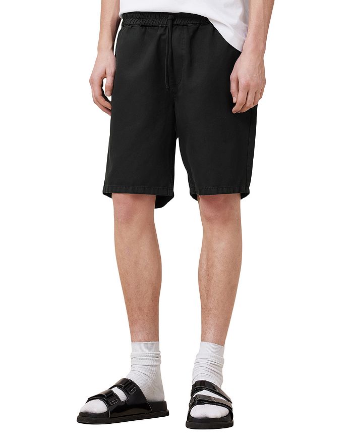 

Хлопковые шорты Hanbury Relaxed Fit на шнурке ALLSAINTS, черный
