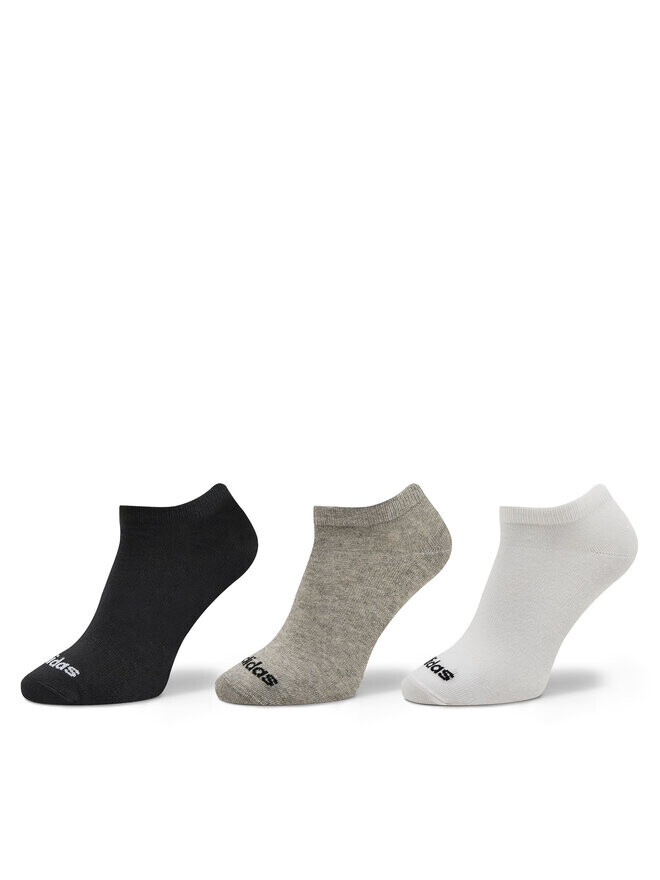 

Носки Thin Linear Low-Cut Socks 3 Pairs adidas, серый