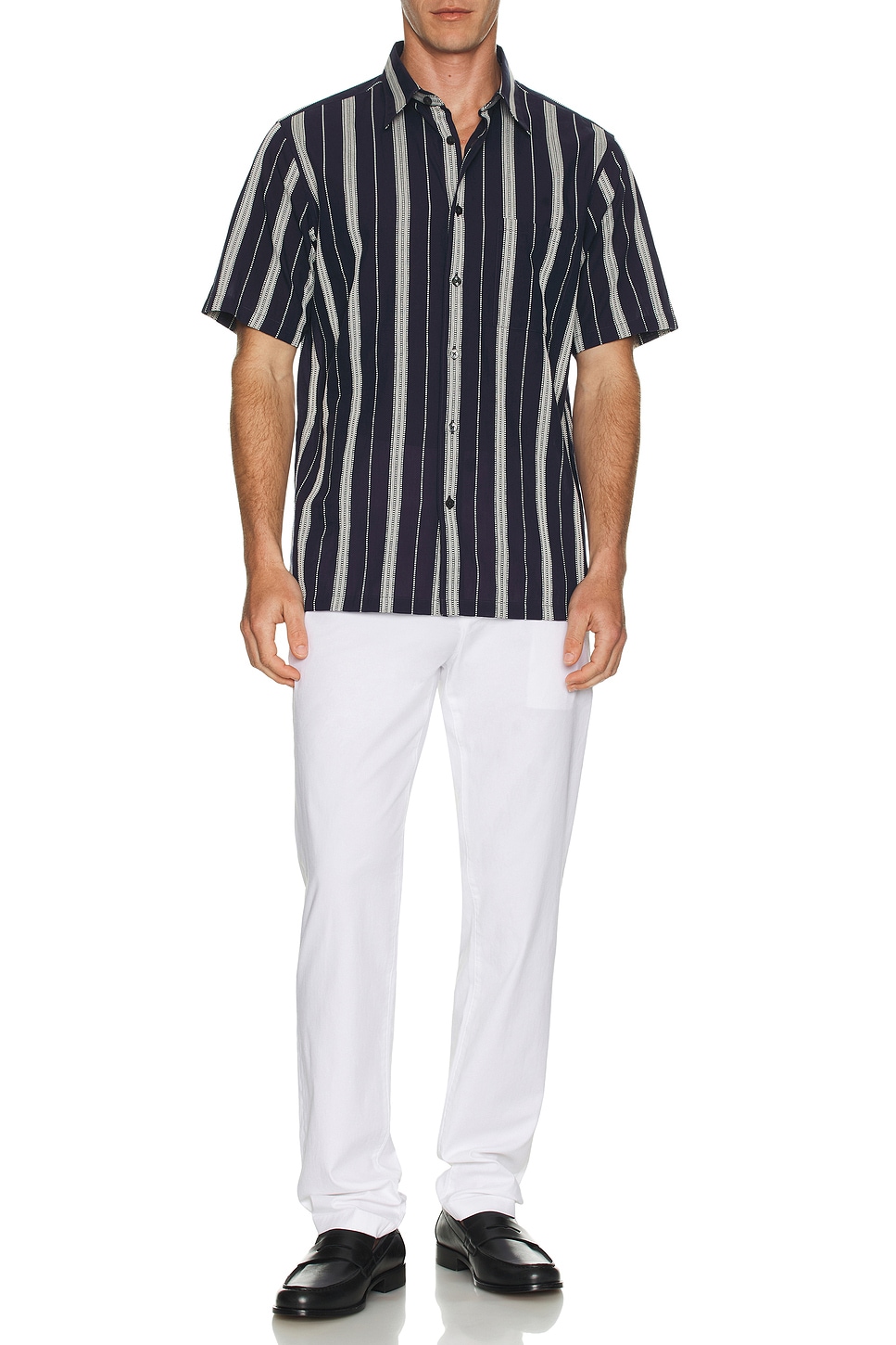 

Noll Short Sleeve Рубашка Theory, Baltic & White