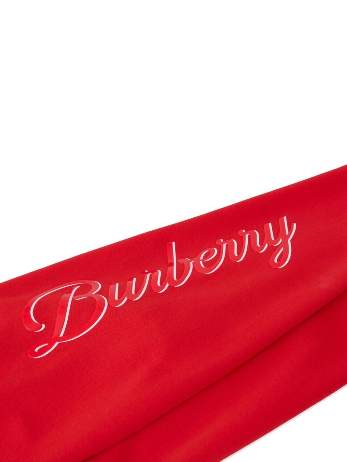 Burberry Kids спортивные брюки с логотипом, красный — фото 3
