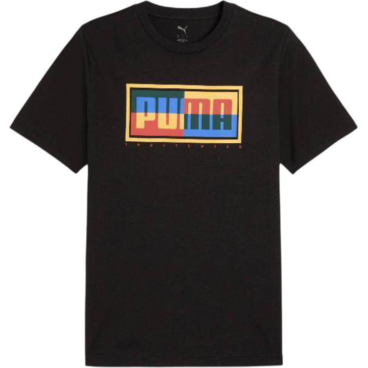 

PUMA Футболка мужская черная Sports Life Collection