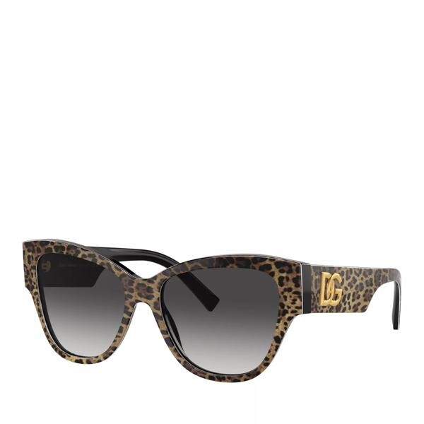 

Солнцезащитные очки 0dg4449 leo brown on Dolce&Gabbana, коричневый