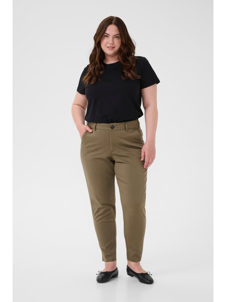 

KAFFE curve Повседневные брюки KCleana, стандартный крой, цвет Morel