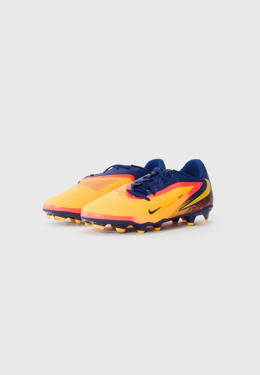 Кроссовки Nike Performance PHANTOM 6 LOW ACADEMY "ERLING HAALAND" FG/MG, Laser Orange/Lemon Venom/Blue Void/Orange — фото 2