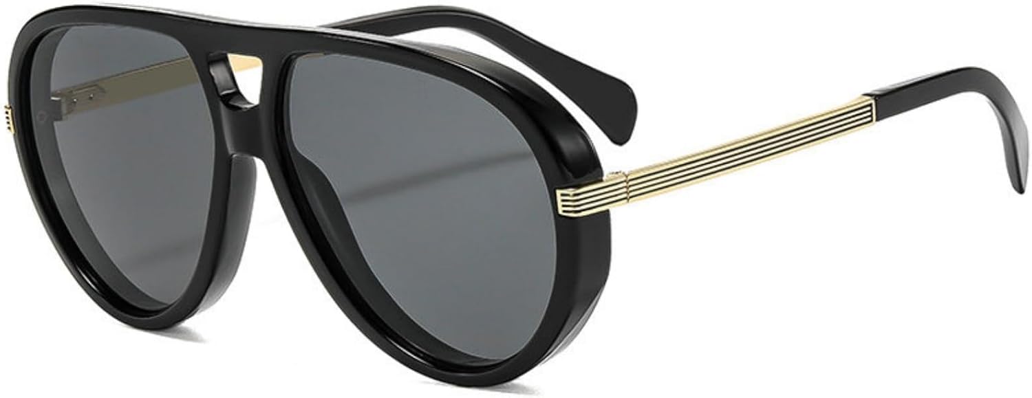 

Солнцезащитные очки Willochra в большой оправе, популярные пилотские очки для женщин и мужчин, винтажные солнцезащитные очки в стиле панк, роскошные, металлические, для активного отдыха, 70-х годов, C1