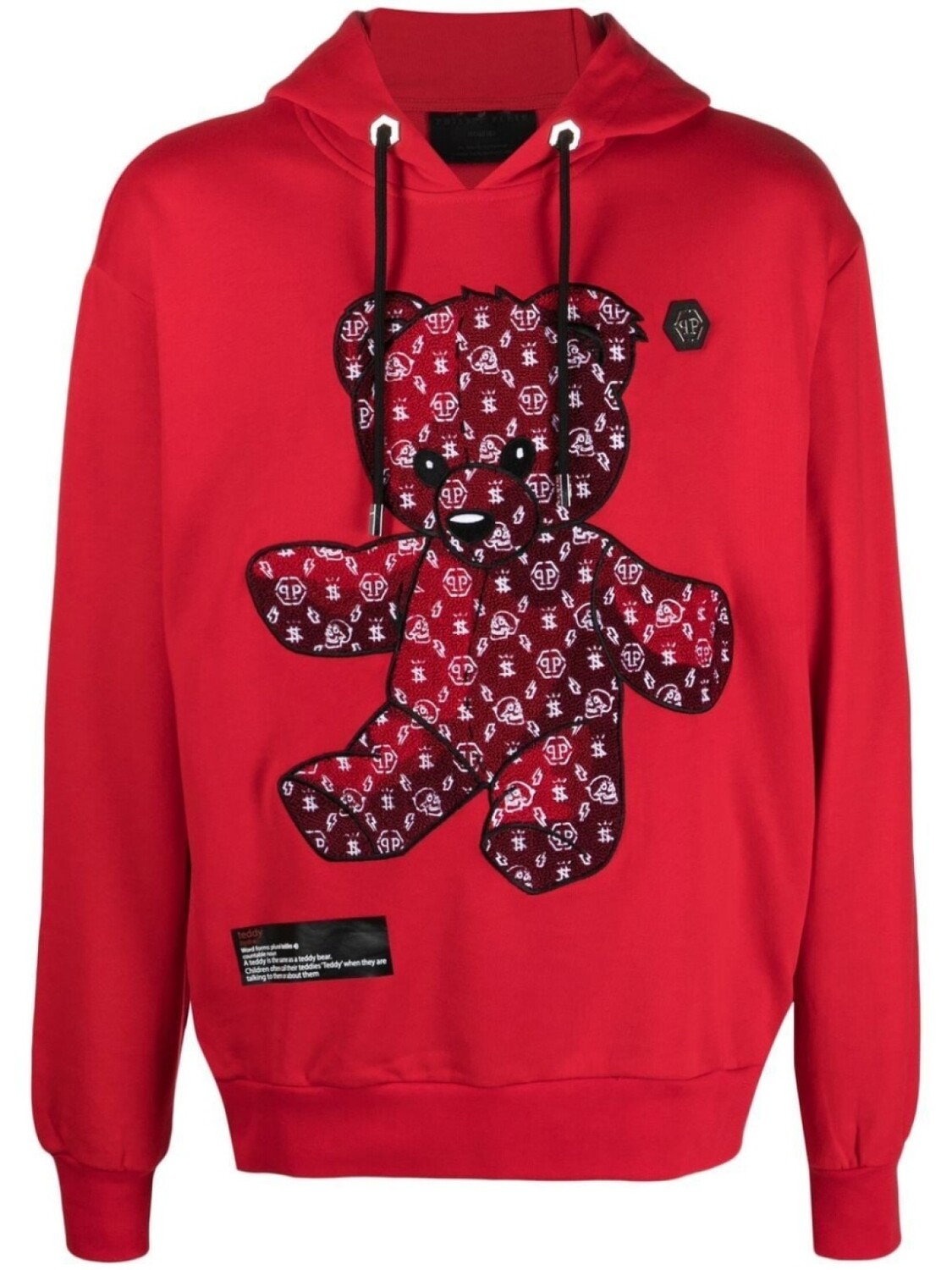 

Худи Teddy Bear с длинными рукавами Philipp Plein, красный