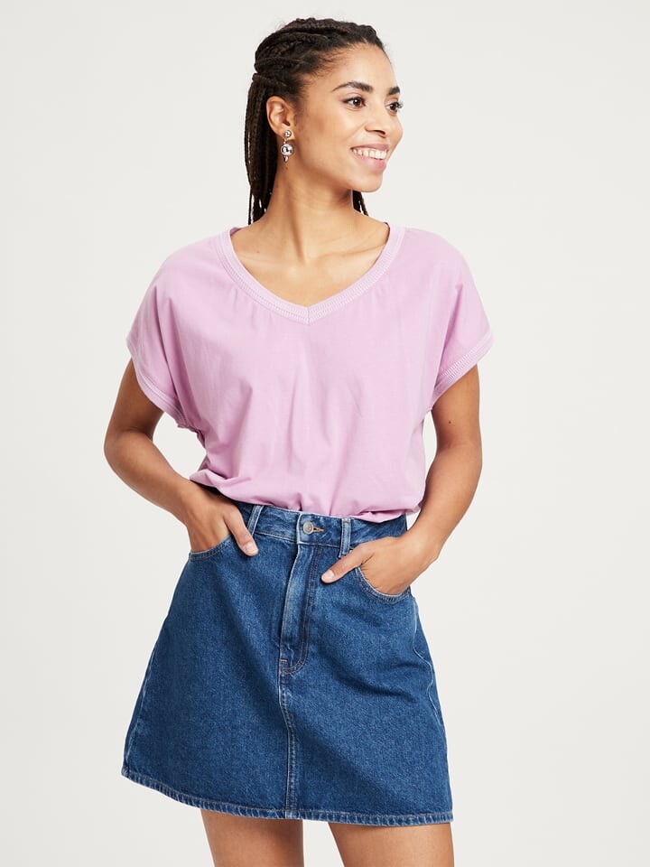 

Футболка Cross Jeans, розовый