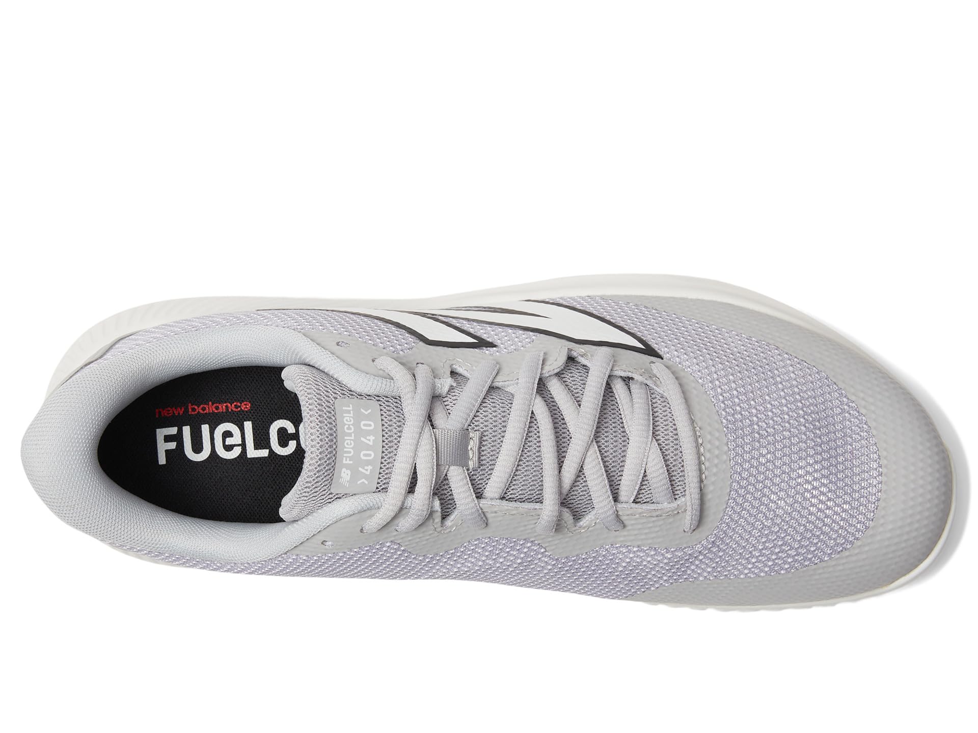 Кроссовки New Balance Fuelcell 4040V7 Turf Trainer Baseball Cleats, Raincloud/Optic White — фото 2