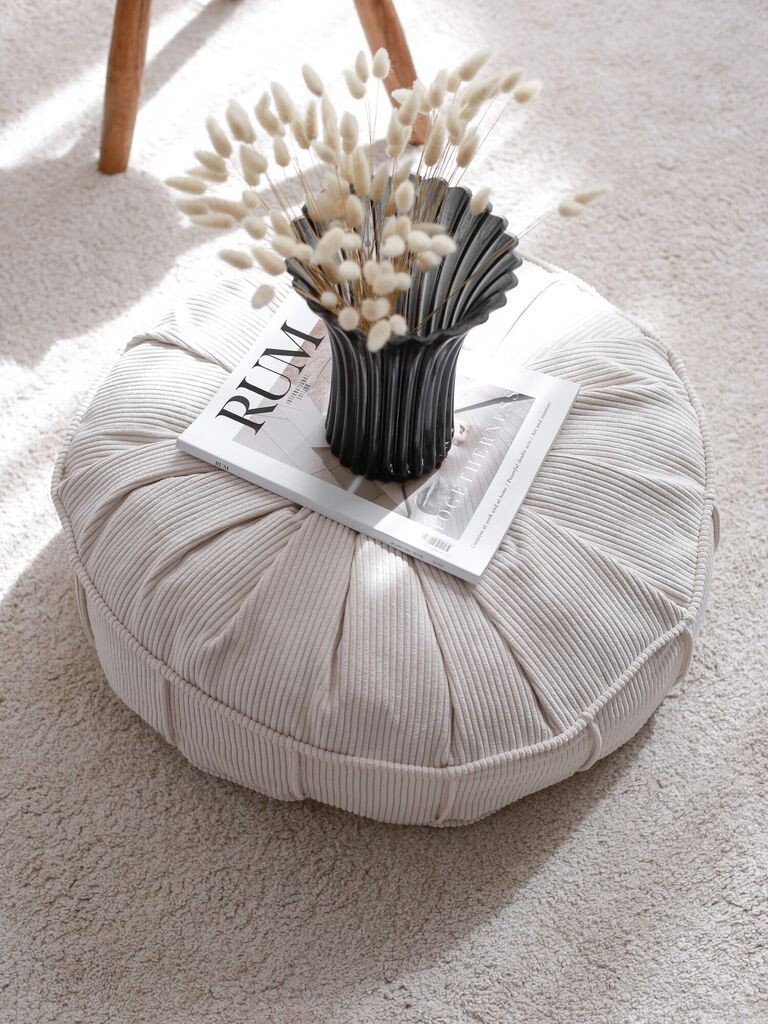 

Hanah Home, Vintage Fitilli - White, подушка, белый, 60 x 60 x 20 см