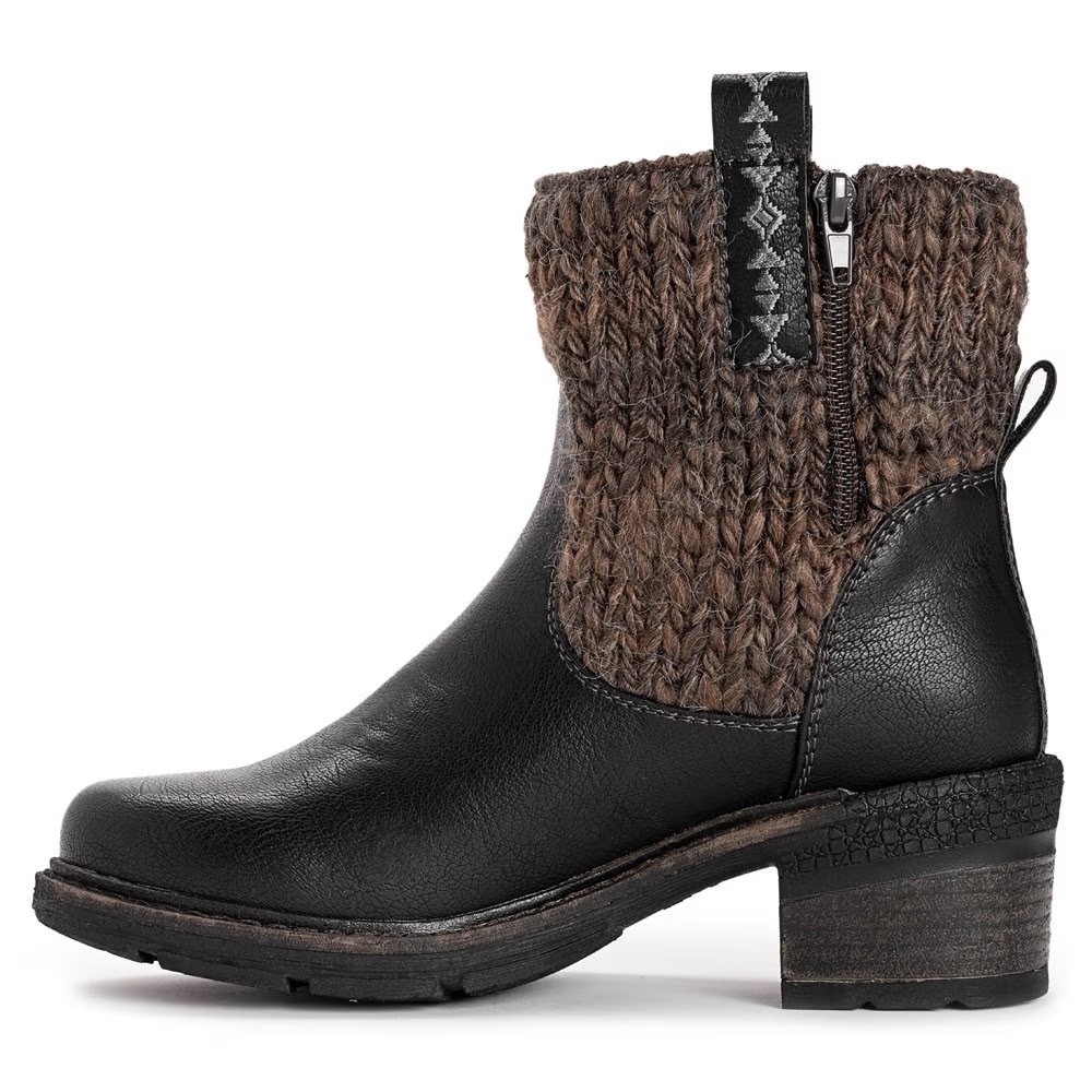 Ботильоны Arya Arlene на толстом каблуке от Muk Luks, black ombre — фото 4