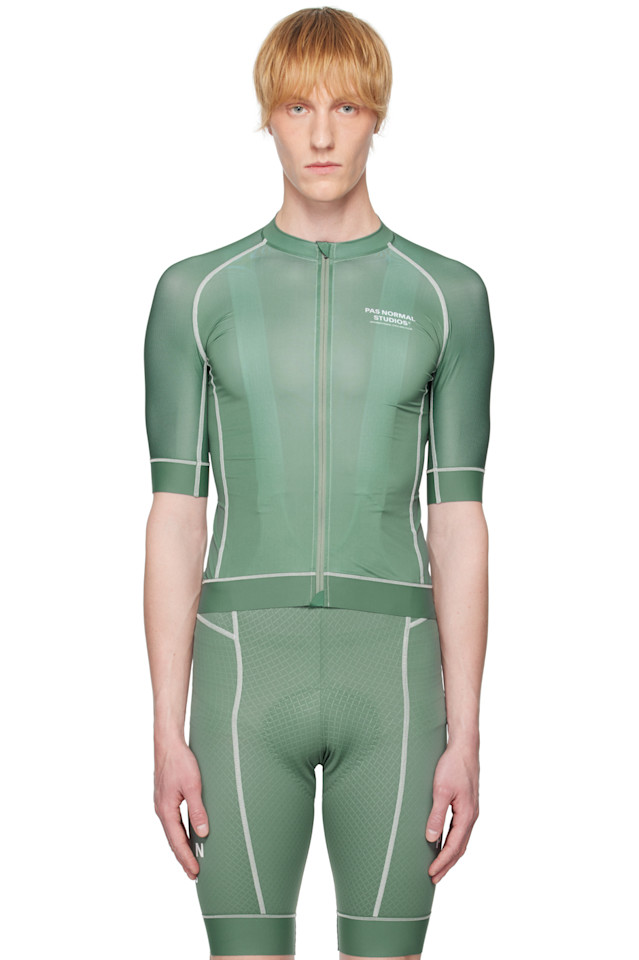 

Футболка с механическим принтом Pas Normal Studios, зеленый