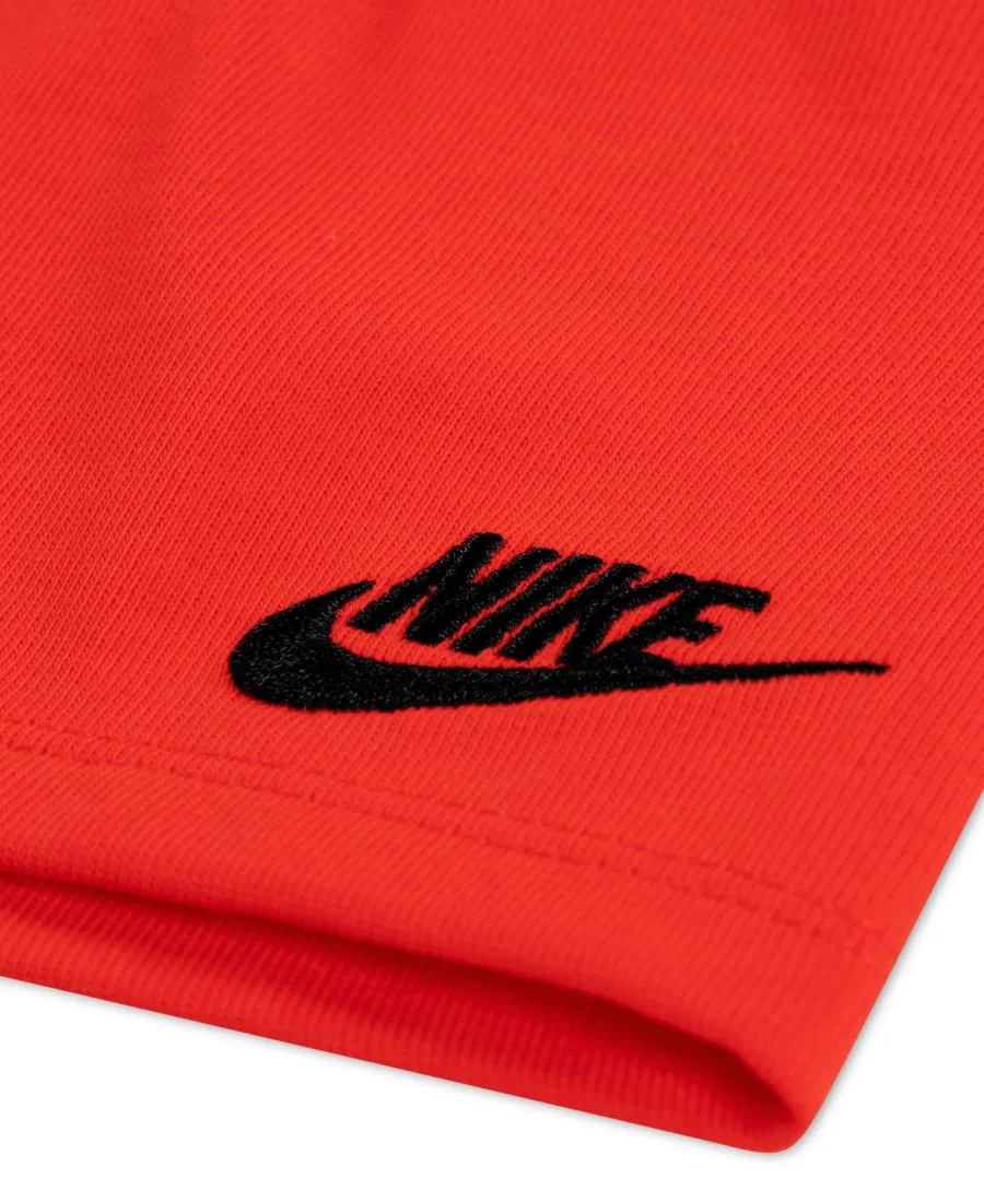 Детский комплект для мальчиков: футболка с круглым вырезом In The Zone и шорты Nike, красный/белый — фото 3