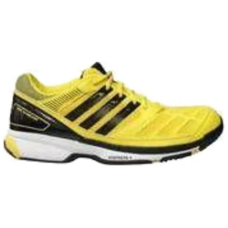 Adidas Мужские низкие бадминтонные кроссовки желто-черные с амортизацией и износостойкостью — фото 3
