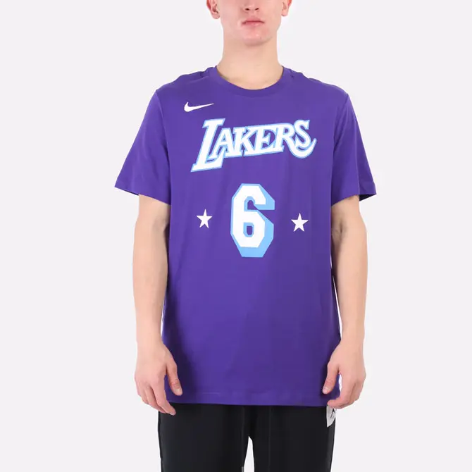 Футболка мужская La Lakers Nike, цвет La Lakers — фото 2