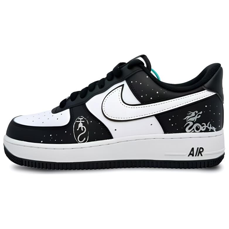 

Кроссовки Nike Air Force 1 Skateboard Shoes Unisex Low-Top Black, Черный, Кроссовки Nike Air Force 1 Skateboard Shoes Unisex Low-Top Black