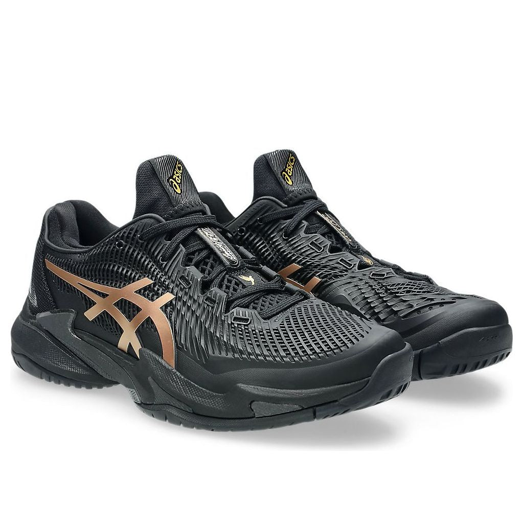 Asics Court FF 3 Novak Night Energy 'Black Prism Gold' — фото 3