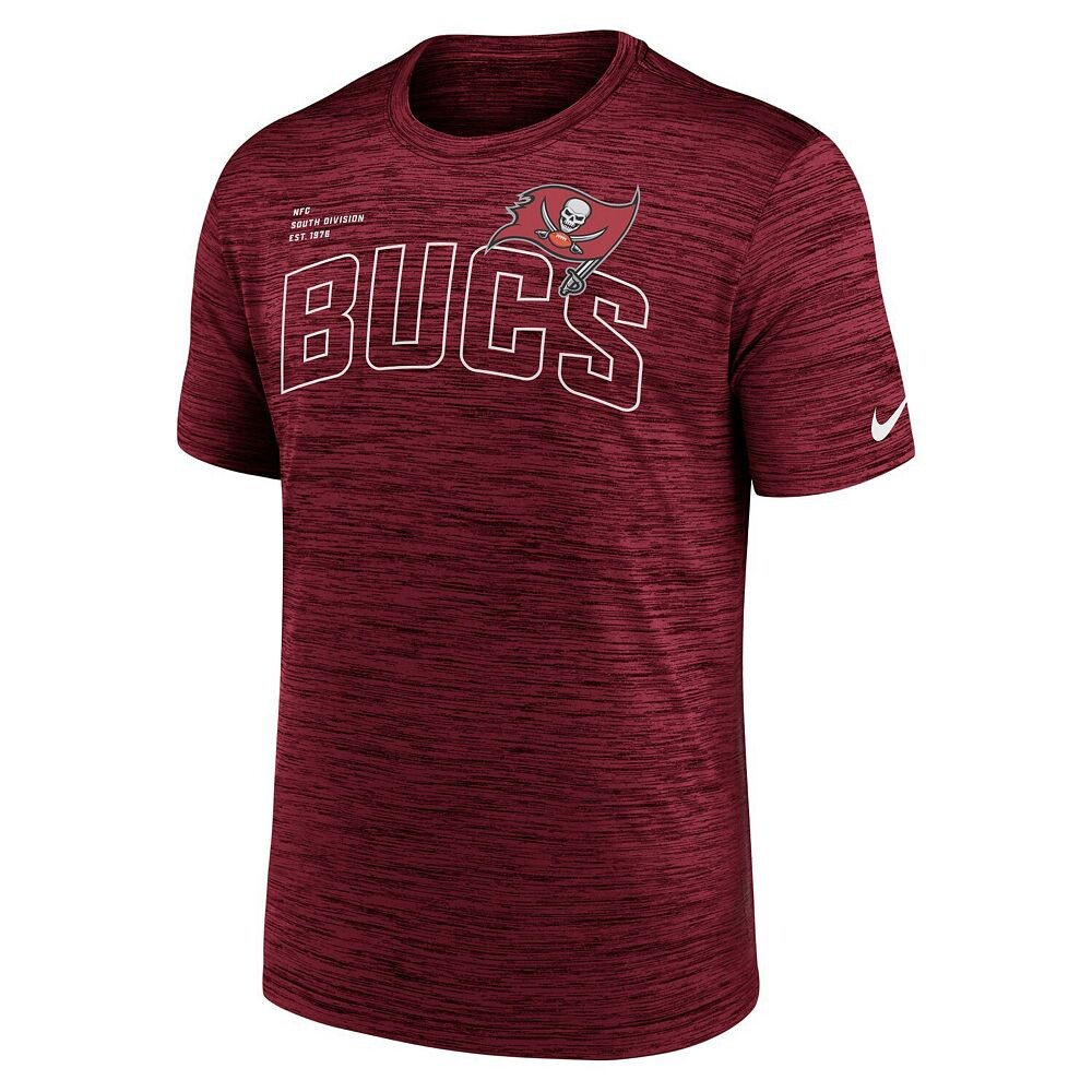 Мужская красная футболка Nike Tampa Bay Buccaneers Velocity Arch Performance, цвет Buc Red — фото 3