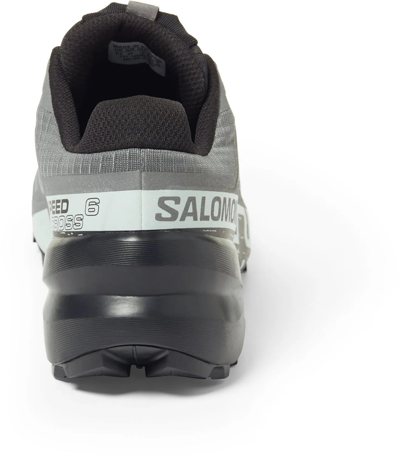 Кроссовки Speedcross 6 для трейлраннинга Salomon, Quiet Shade/Black/Pearl Blue — фото 4