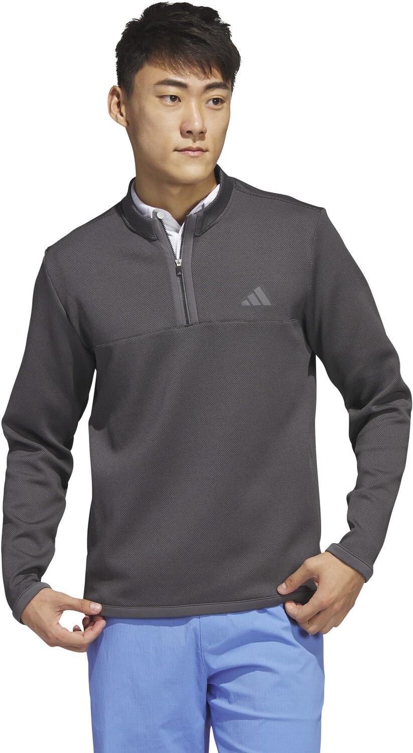 

Толстовка adidas Golf Microdot 1/4 Zip Golf Pullover, черный