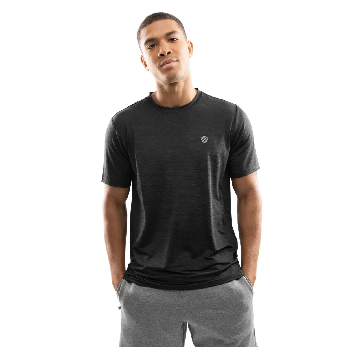 

Мужская тренировочная футболка Siroko, черный