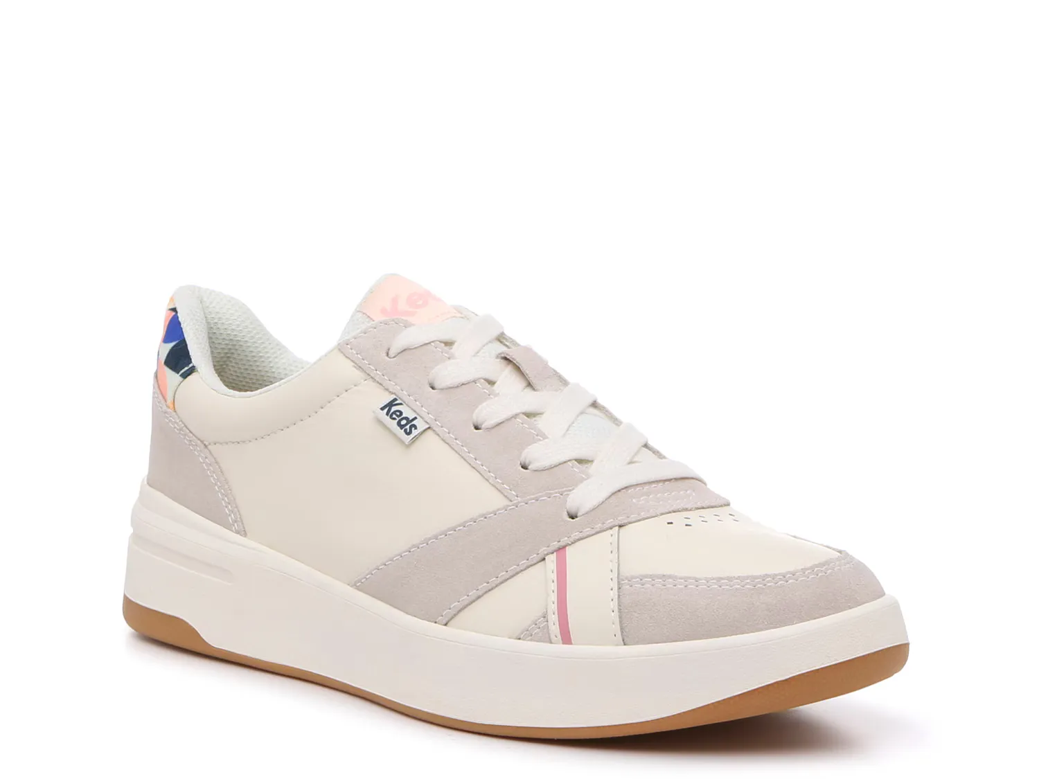 

Кроссовки The Court Pickleball Sneaker Keds, кремовый, Бежевый, Кроссовки The Court Pickleball Sneaker Keds, кремовый