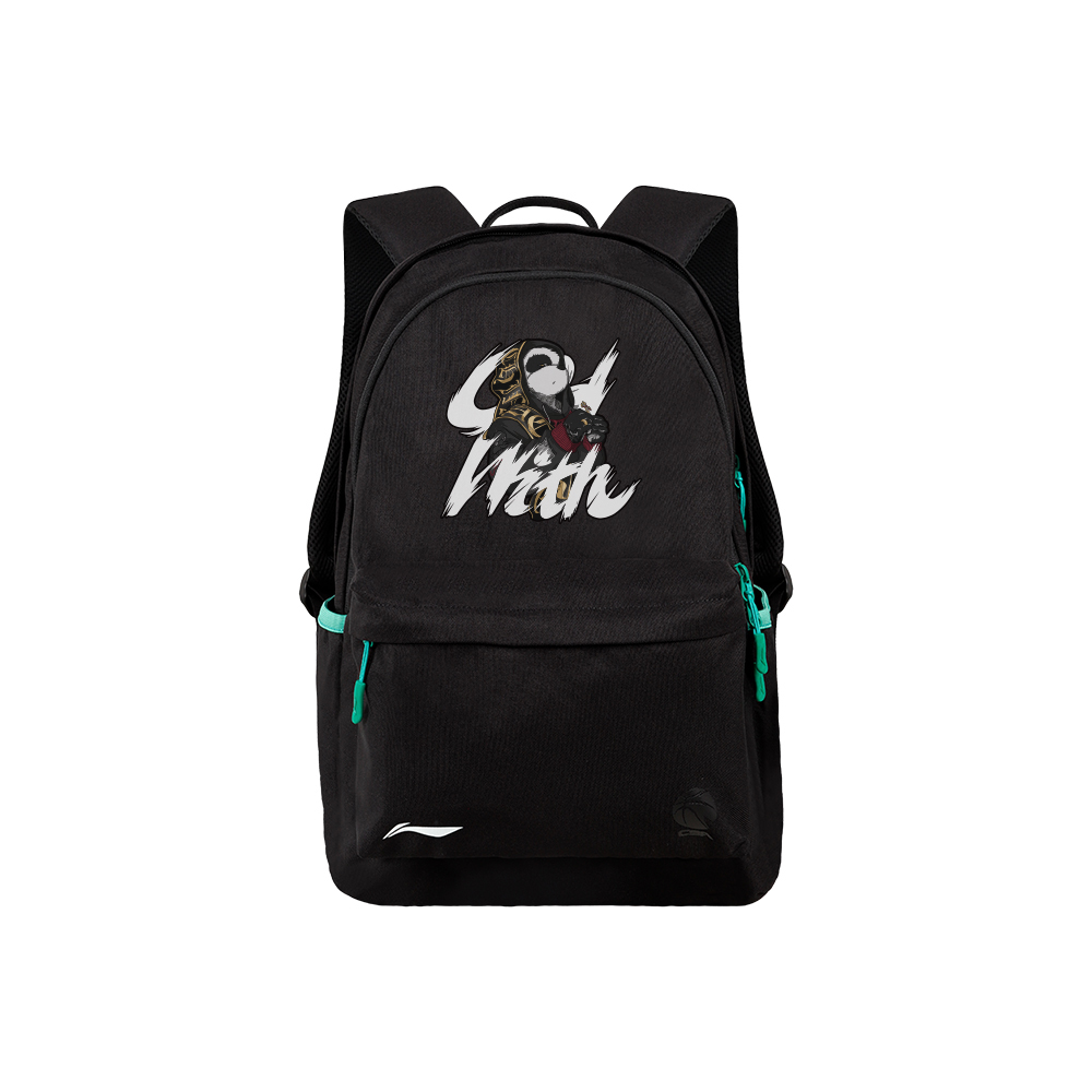 

LINING Полиэстеровый рюкзак обычный унисекс черный, Black Trendy Panda