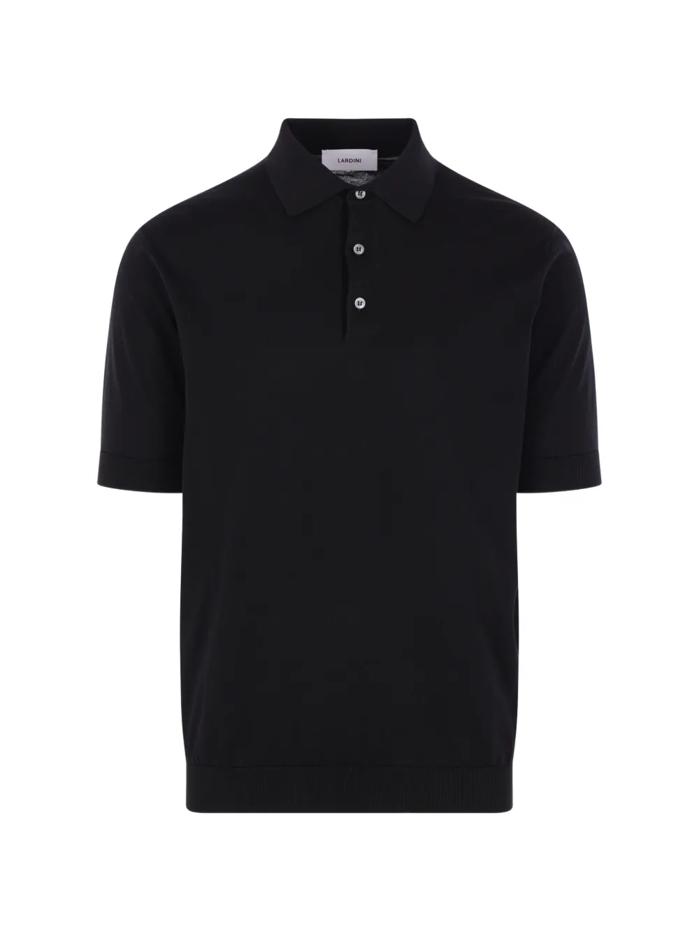 

Поло на пуговицах Lardini, черный