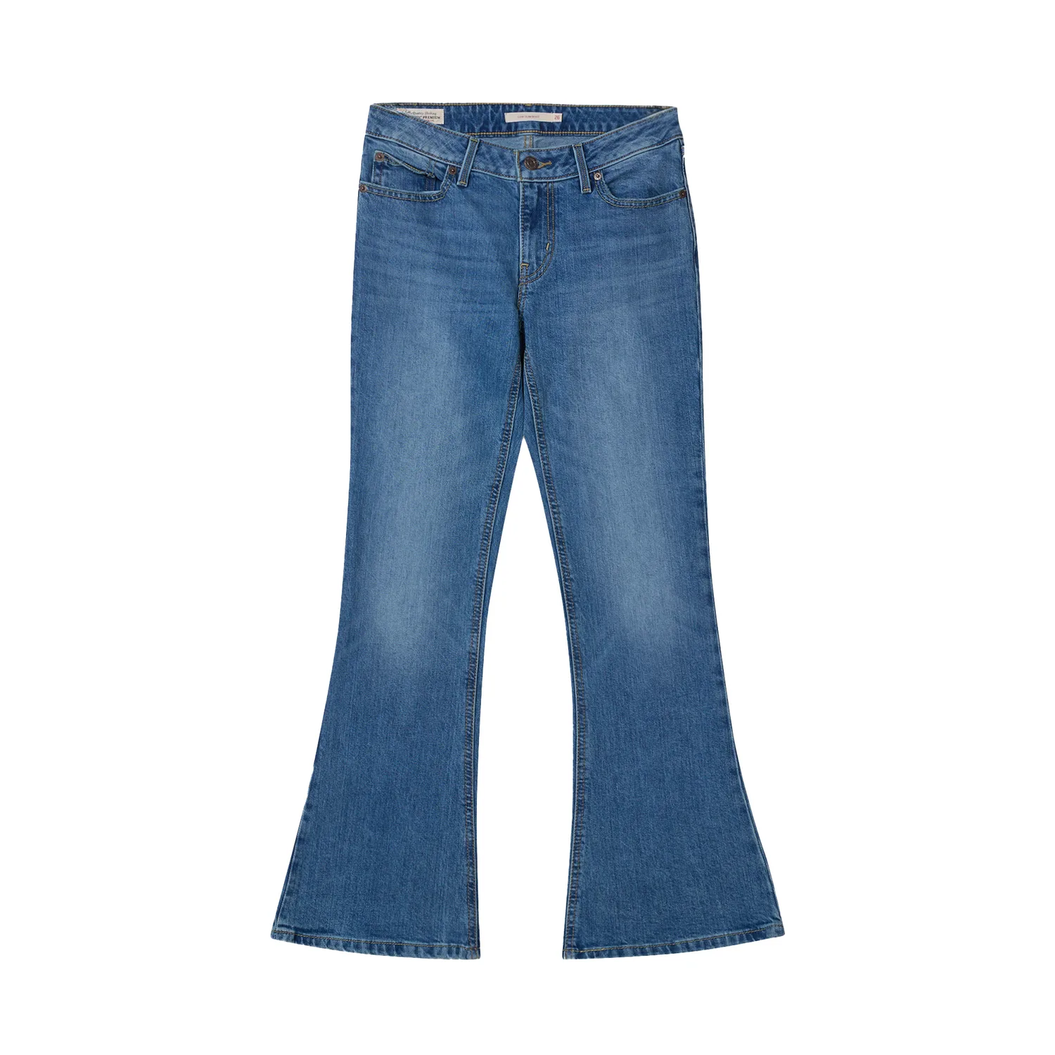 Levis Джинсы женские синие умеренно расклешенные
